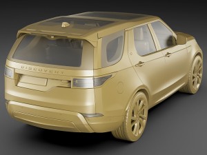 land rover discovery 2017 3D 模型