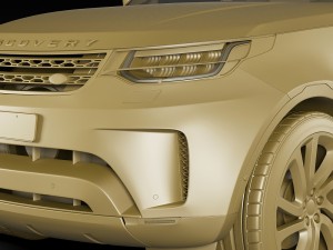 land rover discovery 2017 3D 模型