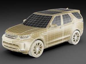 land rover discovery 2017 3D 模型