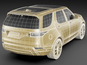 land rover discovery 2017 3D 模型