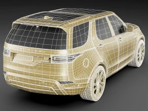land rover discovery 2017 3D Model