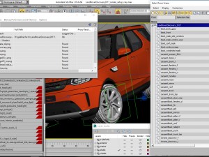 land rover discovery 2017 3D 模型