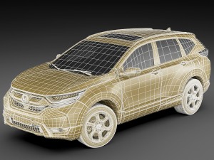 honda cr-v 2017 3D Modell