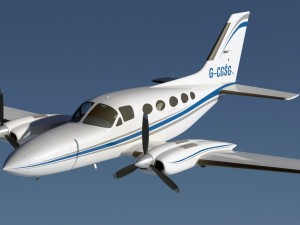 cessna 421 golden eagle 3D Модель