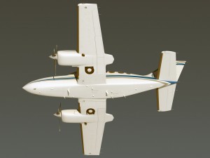 cessna 421 golden eagle 3D Модель