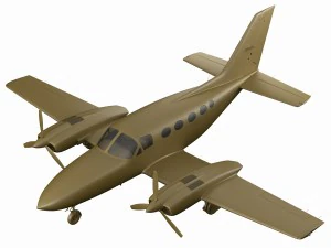 cessna 421 golden eagle 3D Model