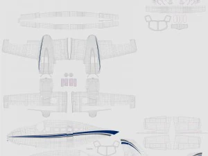 cessna 421 golden eagle 3D Model