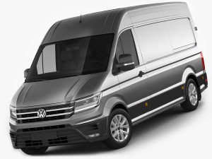vw crafter ii 2017 l1h2 panel van 3D-Modell