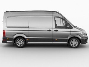 vw crafter ii 2017 l1h2 panel van 3D 모델