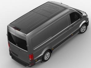 vw crafter ii 2017 l1h2 panel van 3D 모델