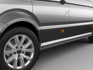 vw crafter ii 2017 l1h2 panel van 3D 모델