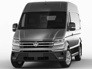 vw crafter ii 2017 l1h2 panel van 3D 모델
