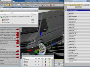 vw crafter ii 2017 l1h2 panel van 3D 모델