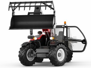 massey ferguson 9305 xtra telehandler Modelo 3D