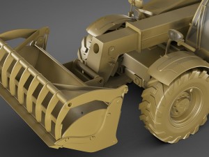 massey ferguson 9305 xtra telehandler Modelo 3D