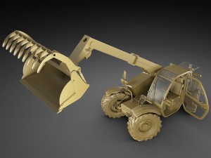 massey ferguson 9305 xtra telehandler Modelo 3D