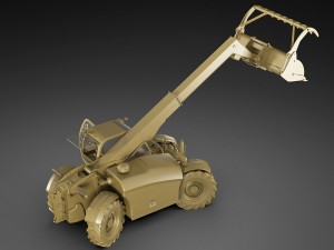 massey ferguson 9305 xtra telehandler Modelo 3D