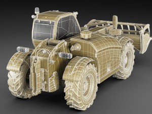massey ferguson 9305 xtra telehandler Modelo 3D