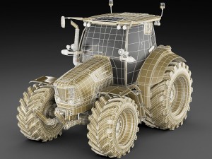 nitro tractor Model 3D