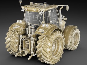 nitro tractor Model 3D