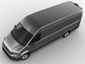 vw crafter ii 2017 l3h2 panel van 3D Model