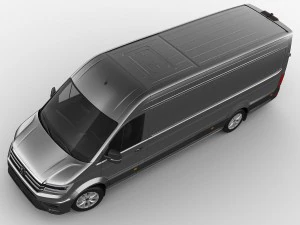 vw crafter ii 2017 l3h2 panel van 3D Model