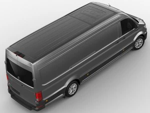 vw crafter ii 2017 l3h2 panel van 3D Model