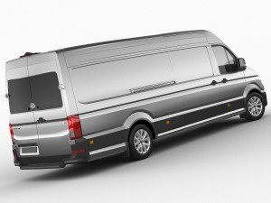 vw crafter ii 2017 l3h2 panel van 3D Model