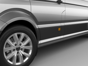 vw crafter ii 2017 l3h2 panel van 3D Model