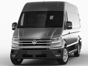vw crafter ii 2017 l3h2 panel van 3D Model