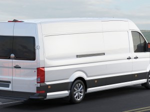 vw crafter ii 2017 l3h2 panel van 3D Model