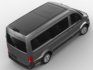 vw crafter ii 2017 l1h2 bus Model 3D