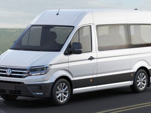 vw crafter ii 2017 l1h2 bus Model 3D