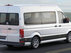 vw crafter ii 2017 l1h2 bus Model 3D