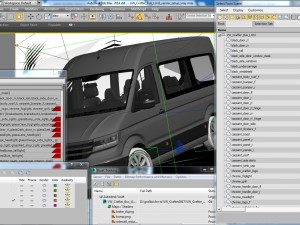 vw crafter ii 2017 l1h2 bus Model 3D