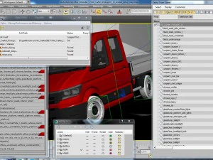 vw crafter 2017 double cab pickup 3D Model