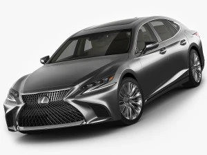 lexus ls500 2018 3D Model