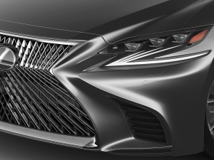 lexus ls500 2018 3D Модель