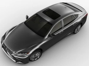 lexus ls500 2018 3D Model