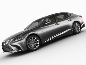 lexus ls500 2018 3D Модель