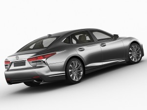 lexus ls500 2018 3D Модель