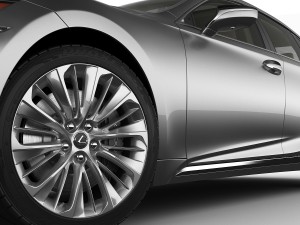 lexus ls500 2018 3D Модель