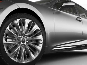 lexus ls500 2018 3D Model