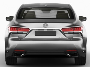 lexus ls500 2018 3D Модель