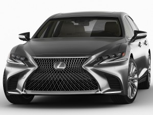 lexus ls500 2018 3D Модель