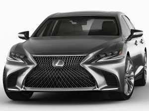 lexus ls500 2018 3D Model
