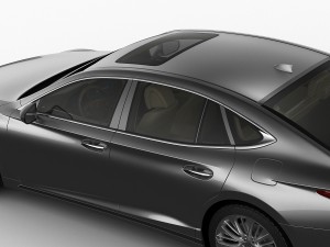 lexus ls500 2018 3D Модель