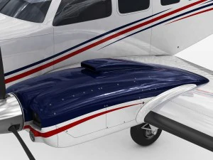 beechcraft baron g58 3D Model