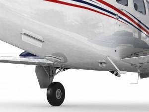 beechcraft baron g58 3D-Modell