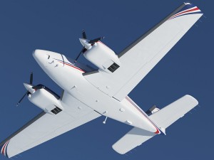 beechcraft baron g58 3D-Modell